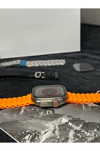Gerçek 49mm Hw8 Pro Ultra Max Watch 8 Ultra 2.05 Hd Ekran Kordon Kilitli ürün fotoğrafı