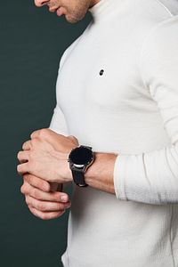 Huawei Watch Uyumlu Deri Kordon Gt2 Gt2e Gt3 Gt3 Pro Gt4 Gt5 Ultimate Buds 46mm 22mm Saat Kayışı ürün fotoğrafı