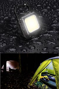 Mini Led Lamba Şarj Edilebilir Aydınlatma Kamp Avcılık Cep Boy El Feneri ürün fotoğrafı