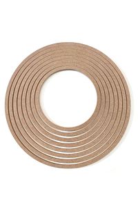 8'li Ham Mdf, 8mm Kalınlık, 30 Cm Kasnak, Boyanabilir Vidasız Kasnak, Makrome Halkası, Düş Kapanı ürün fotoğrafı
