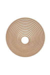 12'li Ham Mdf, 8mm Kalınlık, 30 Cm Kasnak, Boyanabilir Vidasız Kasnak, Makrome Halkası, Düş Kapanı ürün fotoğrafı