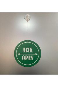 Açık-Kapalı (Open-Close) Kapı Tabelası ürün fotoğrafı