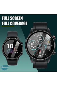 Huawei Watch GT4 46mm Tam Kaplayan Temperli Cam Full Ekran Koruyucu Siyah ürün fotoğrafı