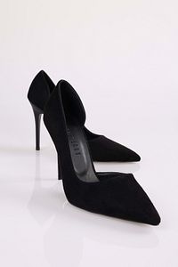 Kadın Massy Siyah Süet Stiletto ürün fotoğrafı
