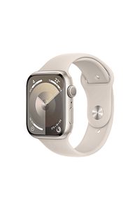 Watch Series 9 GPS MR963TU/A 45 mm Yıldız Işığı Alüminyum Kasa ve Yıldız Işığı Spor Kordon - S/M ürün fotoğrafı
