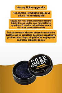 Saç Beyazlık Gidermeye Yardımcı Katı Şampuan 50g ürün fotoğrafı