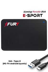 E-sport 320 Gb Harici Disk - Taşınabilir Disk - Taşınabilir Harddisk- Type-c (PC-TV-ANDROİD UYUMLU) ürün fotoğrafı