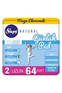Natural Günlük Ped Uzun 64 Adet ürün fotoğrafı