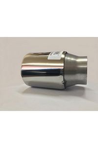 80 Lık Islık Egzoz Ucu Paslanmaz Islık Sesli Eksoz Başlığı Çift Kapak Turbo Ekzoz Kafası 80mm 8 Cm ürün fotoğrafı