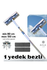 Uzatılabilir Uzun Saplı Pencere Temizleyici Temizleme Fırçası Cam Temizleyici Banyo Fırça Zemin ürün fotoğrafı