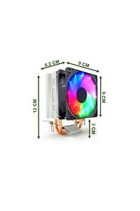 M200 CPU Soğutucu Rainbow Fan LED'li ürün fotoğrafı