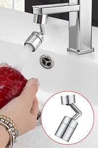 Mutfak Lavabo Başlığı Universal 720 Derece Oynar Tasarruflu Musluk Ucu 4 Filtreli Batarya Ucu ürün fotoğrafı