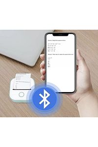 Mini Termal Yazıcı, Taşınabilir, Kablosuz Bluetooth Mürekkepsiz Yazıcı ürün fotoğrafı