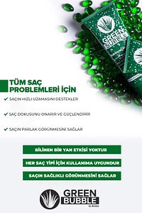 Green Bubble Kapsüllü Keratin Saç Bakımı Botoks Seti ürün fotoğrafı