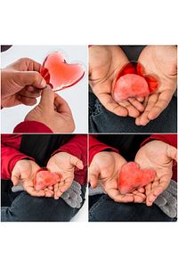 5 Adet Kalp Şekilli Sihirli Jel Isıtıcı, Isınmatik, Cep Sobası, Avcı Balıkçı Dağcı Kamp El Isıtıcısı ürün fotoğrafı