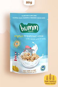 Organik Tam Tahıllı Ve Ballı Kahvaltılık Gevrek - 80g ürün fotoğrafı