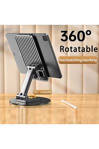 Yüksek Kaliteli Katlanabilir 360 Dönebilen Ayarlanabilir Telefon Tutucu Masa Üstü Tablet Standı ürün fotoğrafı
