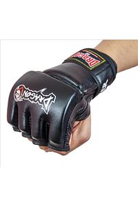 Suni Deri 30254 Fighter Mma Eldiveni Serbest Dövüş Torba Antrenman Eldiveni Siyah ürün fotoğrafı