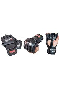 Suni Deri 30254 Fighter Mma Eldiveni Serbest Dövüş Torba Antrenman Eldiveni Siyah ürün fotoğrafı