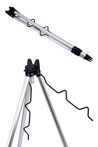 3 Ayaklı Alüminyum Teleskopik, katlanabilir hafif kamış ve olta dayama Sehpası (Tripod) ürün fotoğrafı