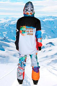 Chaos In My Head Erkek Snowboard ve Kayak Mont - Pantolon Takımı ürün fotoğrafı