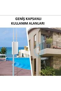 Sim Kartlı Dış Mekan Wifi Modem Router 12V1A Adaptör ürün fotoğrafı