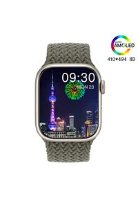 Akıllı Saat Amoled Ekran Smart Watch 9 Pro 45 Mm Kordon Kilitli Gps Pusula Siri Nfc 2.02 Çift Kordon ürün fotoğrafı
