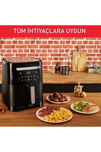 XXL Yağsız Fritöz Airfryer, 6,5 Litre Kapasite, Hava ile Kızartma & Izgara, - YENİ SERİ ürün fotoğrafı