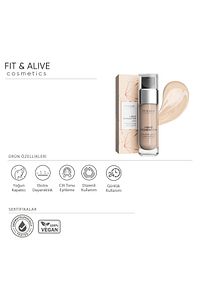 Fitalive 101 Liquid Foundation Likit Fondöten - Light ürün fotoğrafı