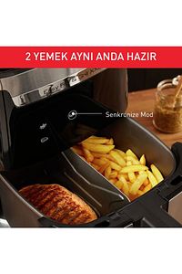 XXL Yağsız Fritöz Airfryer, 6,5 Litre Kapasite, Hava ile Kızartma & Izgara, - YENİ SERİ ürün fotoğrafı