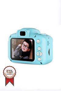 Mavi Renk Mini 1080p Hd Çocuk Kamera Dijital Fotoğraf Makinesi 2.0 Inç Ekran ürün fotoğrafı
