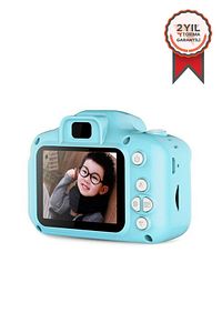 Mavi Renk Mini 1080p Hd Çocuk Kamera Dijital Fotoğraf Makinesi 2.0 Inç Ekran ürün fotoğrafı