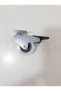 (1 ADET) 254 Frenli Tekerlek Mobilya Tekeri Frenli Mobilya Sehpa Komidin Büro Ofis Masa Teker ürün fotoğrafı