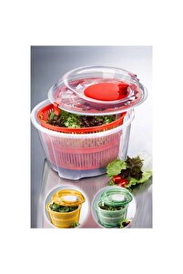 Salata Kurutucu, Standart, 3875 Çok Renkli 4.4L Sebze Salata Kurutma Makinesi Çevirmeli Kurutucu Sal ürün fotoğrafı