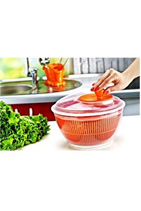 Salata Kurutucu, Standart, 3875 Çok Renkli 4.4L Sebze Salata Kurutma Makinesi Çevirmeli Kurutucu Sal ürün fotoğrafı