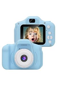 Mavi Renk Mini 1080p Hd Çocuk Kamera Dijital Fotoğraf Makinesi 2.0 Inç Ekran ürün fotoğrafı
