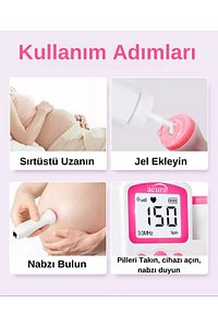 Fetal Doppler Nabız Dinleme Cihazı ürün fotoğrafı