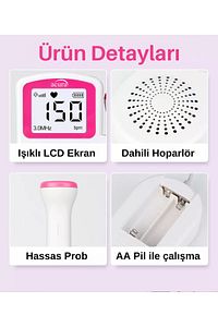 Fetal Doppler Nabız Dinleme Cihazı ürün fotoğrafı