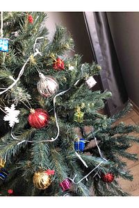 Yılbaşı Ağacı Süsü 12'li Hediye Paketi Çam Ağacı Süsü Noel Ağacı Süsü ürün fotoğrafı