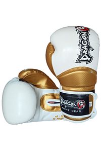 Carbon 5 Muay Thai Boks Ve Kick-boks Eldiveni Beyaz 10 OzDragonDo boks eldiveni muay thai kick boks ürün fotoğrafı