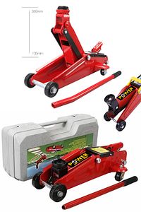 2 Yıl Germany 2 Ton Arabalı Tekerlekli Hidrolik Timsah Kriko Kutulu ÇANTALI POWERBLACK Makine Kriko ürün fotoğrafı