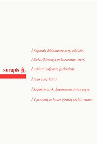 Keratin&biotin Onarıcı Saç Bakım Sütü ürün fotoğrafı
