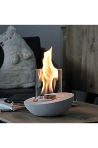 Pure-fire V.4 Bacasız Beton Masaüstü Şömine 1 Litre Tabfire Şömine Yakıtı ürün fotoğrafı