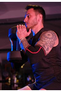 Fitness Dirseklik , Fitness Bilek Bandajı Wraps , Elbow Sleeve, Wrist Wraps 2'li Paket ürün fotoğrafı