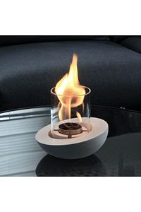 Pure-fire V.4 Bacasız Beton Masaüstü Şömine 1 Litre Tabfire Şömine Yakıtı ürün fotoğrafı
