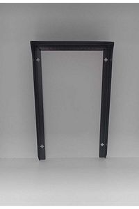 Diafon Zil Paneli Koruyucu Kapı Zili Metal Yağmurluk Aparatı Antrasit 25x40x8 ürün fotoğrafı