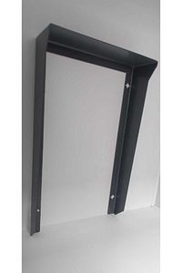 Diafon Zil Paneli Koruyucu Kapı Zili Metal Yağmurluk Aparatı Antrasit 25x40x8 ürün fotoğrafı
