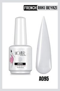 Kalıcı Oje Uv Led A095 (FRENCH RAKI BEYAZI) Ana Renkler 15ml ürün fotoğrafı