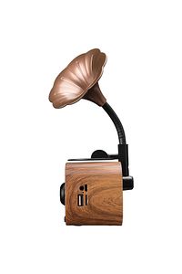 Mn-s19 Ahşap Usb+aux+tf Kart+bluetooth Klasik Retro Gramofon Müzik Kutusu ürün fotoğrafı