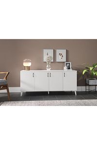 Sigma Çok Amaçlı Beyaz Mdf Konsol - Tamamı 1. Kalite Mdf ürün fotoğrafı
